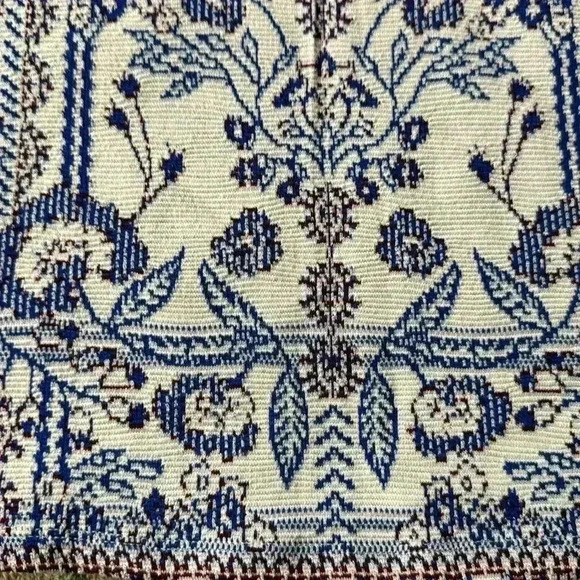 Anthropologie sleeveless mock turtleneck retro 60s tapestry top medium - Picture 4 of 6